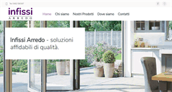 Desktop Screenshot of infissiarredo.com