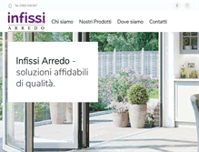 Tablet Screenshot of infissiarredo.com